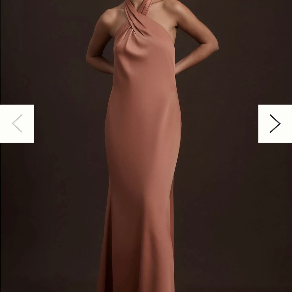BHLDN Ruby Halter Maxi Dress